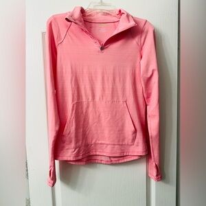 Women's Pink Half-Zip Sweatshirt
